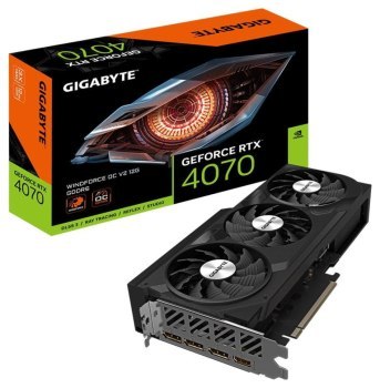 Karta graficzna - Gigabyte GeForce RTX 4070 WINDFORCE 3 OC V2 12GB DLSS 3