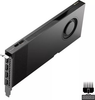 Karta graficzna PNY NVIDIA RTX 4000 Ada Generation 20 GB GDDR6 160-bit PCIe 4.0 x16 Single Slot 4x Mini DP 1.4a ATX - ATX bracke