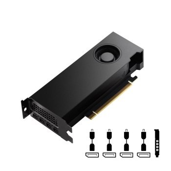 Karta graficzna PNY NVIDIA RTX A4000 20GB GDDR6 4x DisplayPort PCI Express 4.0 ATX - ATX bracket Small Box