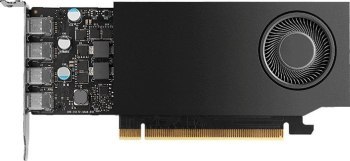 PNY NVIDIA A1000 8GB GDDR6 128-bit Low Profile PCIe 4.0 x8 Single slot 4 x Mini DisplayPort 1.4a 50W LP bracket 4 x mDP to DP ad