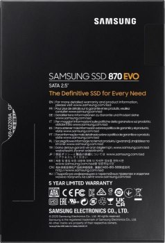 Dysk SSD Samsung 870 EVO MZ-77E1T0B 1TB SATA