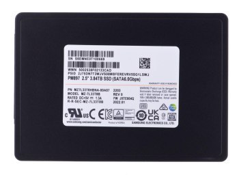 Dysk SSD Samsung PM897 3.84TB SATA 2.5 MZ7L33T8HBNA-00A07 (DWPD 3)