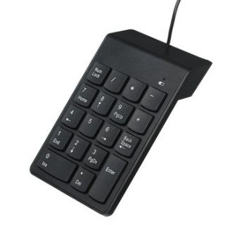 GEMBIRD KLAWIATURA NUMERYCZNA KPD-U-03 USB US LAYOUT 18 KLAWISZY CZARNA