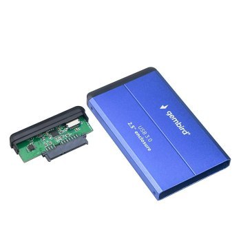 GEMBIRD OBUDOWA HDD/SSD USB 3.0 2.5 SATA ALUMINIUM NIEBIESKA