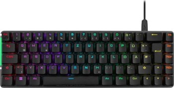 Klawiatura mechaniczna Asus ROG Falchion Ace 90MP0346-BKUA01 NX Red RGB Compact czarna