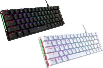 Klawiatura mechaniczna Asus ROG Falchion Ace 90MP0346-BKUA01 NX Red RGB Compact czarna