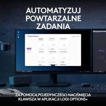 Klawiatura bezprzewodowa Logitech MX Keys S grafitowa - 920-011588