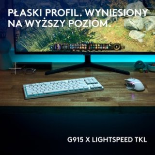 Logitech G915 X TKL Tactile Biała