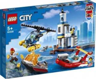 LEGO City 60308 Akcja nadmorskiej policji i strażaków