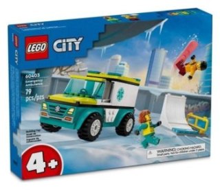 LEGO City 60403 Karetka I Snowboardzista