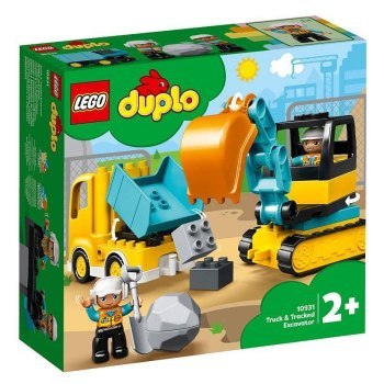 LEGO DUPLO 10931 Ciężarówka i koparka gąsienicowa