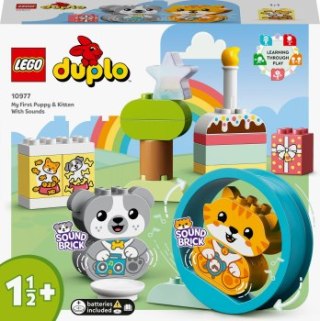 LEGO DUPLO 10977 Mój pierwszy szczeniak i kotek z odgłosami