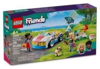 LEGO Friends 42609 Samochód Elektryczny i Stacja Ładowania