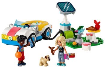 LEGO Friends 42609 Samochód Elektryczny i Stacja Ładowania