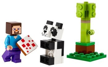 LEGO Minecraft 30672 Steve i mała panda