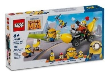 LEGO Minions 75580 Minionki i bananowóz