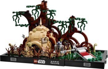 LEGO Star Wars 75330 Diorama: Szkolenie Jedi na Dagobah