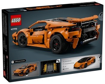 LEGO Technic Pomarańczowe Lamborghini Huracán Tecnica 42196