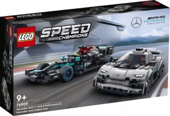 LEGO Speed Champions 76909 Mercedes-AMG F1 W12 E Performance i Mercedes-AMG ONE