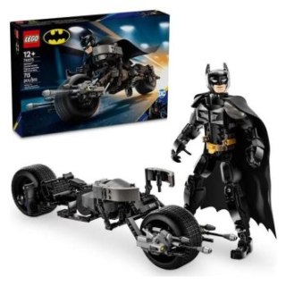 LEGO Super Heroes 76273 Figurka Batmana do zbudowania i batcykl