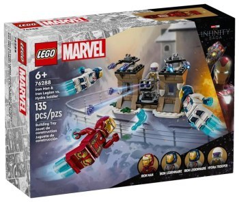 LEGO Super Heroes 76288 Iron Man i Iron Legion kontra żołnierz Hydry