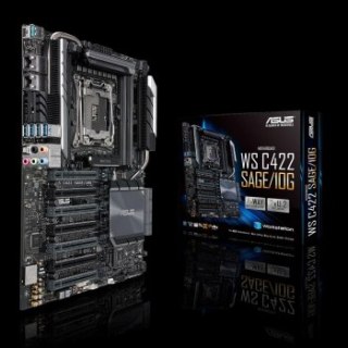 ASUS WS C422 SAGE/10G Intel C422 1x Intel Socket 2066 8x DDR4 2666 RDIMM/LRDIMM 7 x PCIe 3.0 VIDIA 4-Way SLI/AMD 4-Way CrossFire