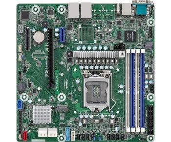 Płyta główna ASRock E3C252D4U 1x LGA1200 Intel Xeon E-23XX C252 (4xDIMM SATA 1xM.2 2x1GbE IPMI)