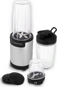 Blender sportowy do mielenia Esperanza NUTRI BOMB EKM030 (900W; kolor czarno-srebrny)