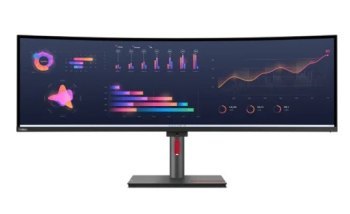 Monitor Lenovo ThinkVision P49w-30 63DBRAT1EU 49" WUHD Hdmi DP Usb-C RJ45 Thunderbolt_4 Kvm Zakrzywiony