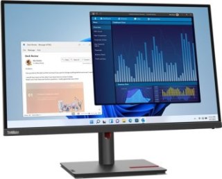 Monitor Lenovo ThinkVision T27p­30 27 UHD 60Hz 350nits AG HDMI DP USB-C Black