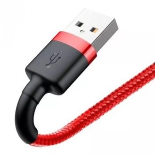 BASEUS KABEL LIGHTNING USB CAFULE1 5A 2M CZERWONY