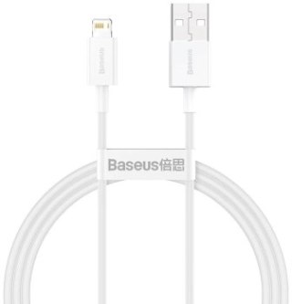 BASEUS KABEL SUPERIOR SERIES 2.4A 1M (BIAŁY)