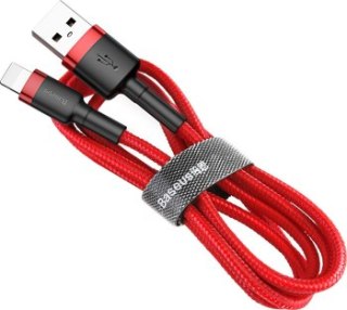 Baseus Cafule USB do Lightning 2,4A 0.5m (czerwony)