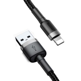 Baseus Cafule USB do Lightning 2,4A 1m (szaro-czarny)