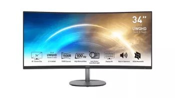 Monitor MSI Pro MP341CQ 34" Curved VA UWQHD 21:9 100Hz