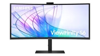 Monitor Samsung ViewFinity S6 LS34C652VAUXEN 34" Curved VA UWQHD HDR10 5MP IR Camera 100Hz USB-C Dock 90W