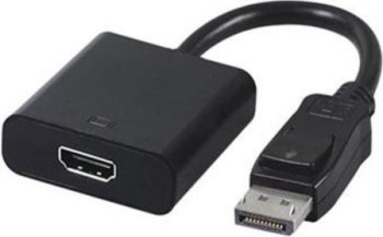 Adapter GEMBIRD A-DPM-HDMIF-002 (DisplayPort M - HDMI F; 0 10m; kolor czarny)