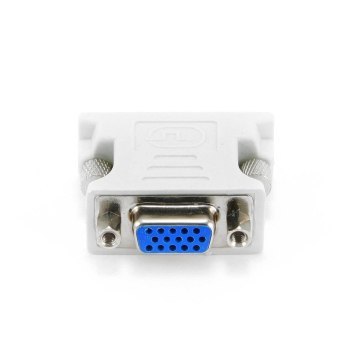 Adapter GEMBIRD A-DVI-VGA (DVI-I M - D-Sub (VGA) F; kolor beżowy)