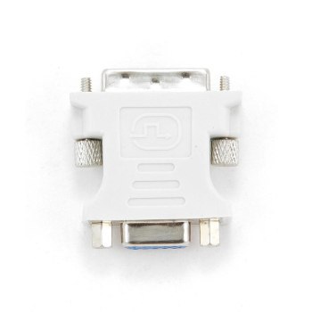 Adapter GEMBIRD A-DVI-VGA (DVI-I M - D-Sub (VGA) F; kolor beżowy)