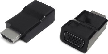 Adapter GEMBIRD A-HDMI-VGA-001 (HDMI M - D-Sub (VGA) F; kolor czarny)