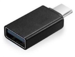 Adapter GEMBIRD A-USB2-CMAF-01 (USB typu C M - USB 2.0 F; kolor czarny)