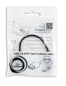 Adapter USB 2.0 OTG Typ-C do USB-A 0.2m Gembird