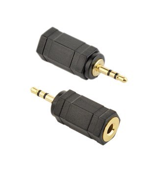 Adapter stereo Jack męski 2.5mm do Jack żeński 3.5mm Gembird