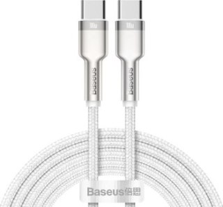 Baseus Cafule USB-C do USB-C, 100W, 2m (biały)