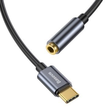 Baseus L54 USB-C do miniJack 3,5mm (szary)