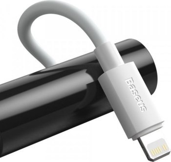 Baseus Simple Wisdom USB-C do Lightning, PD, 20W, 1.5m (biały) 2 szt.