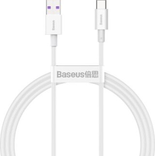 Baseus Superior Series USB do USB-C, 66W, 1m (biały)