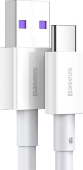 Baseus Superior Series USB do USB-C, 66W, 1m (biały)