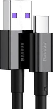 Baseus Superior Series USB do USB-C, 66W, 1m (czarny)