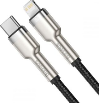 Baseus lightning - USB-C Cafule, PD, 20W, 0,25m (czarny)